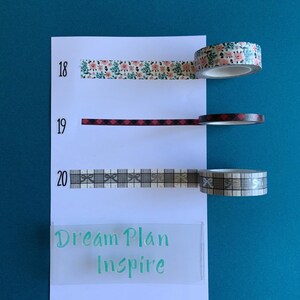 The Planner Society Washi Samples