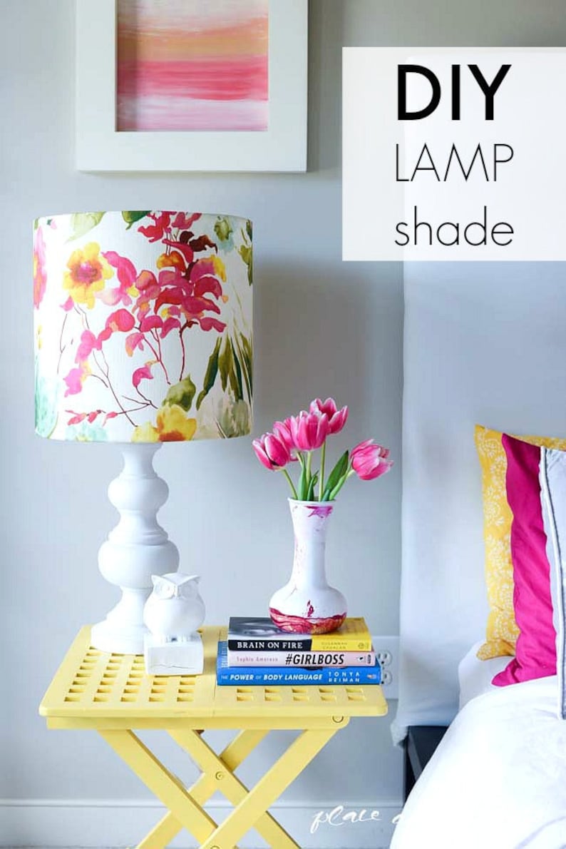 DIY Lampshade Kit Use Your Own Fabric & Our Heat Resistant Etsy Australia