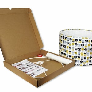 40cm DIY Drum Lampshade Craft Kit - E27 Fitting