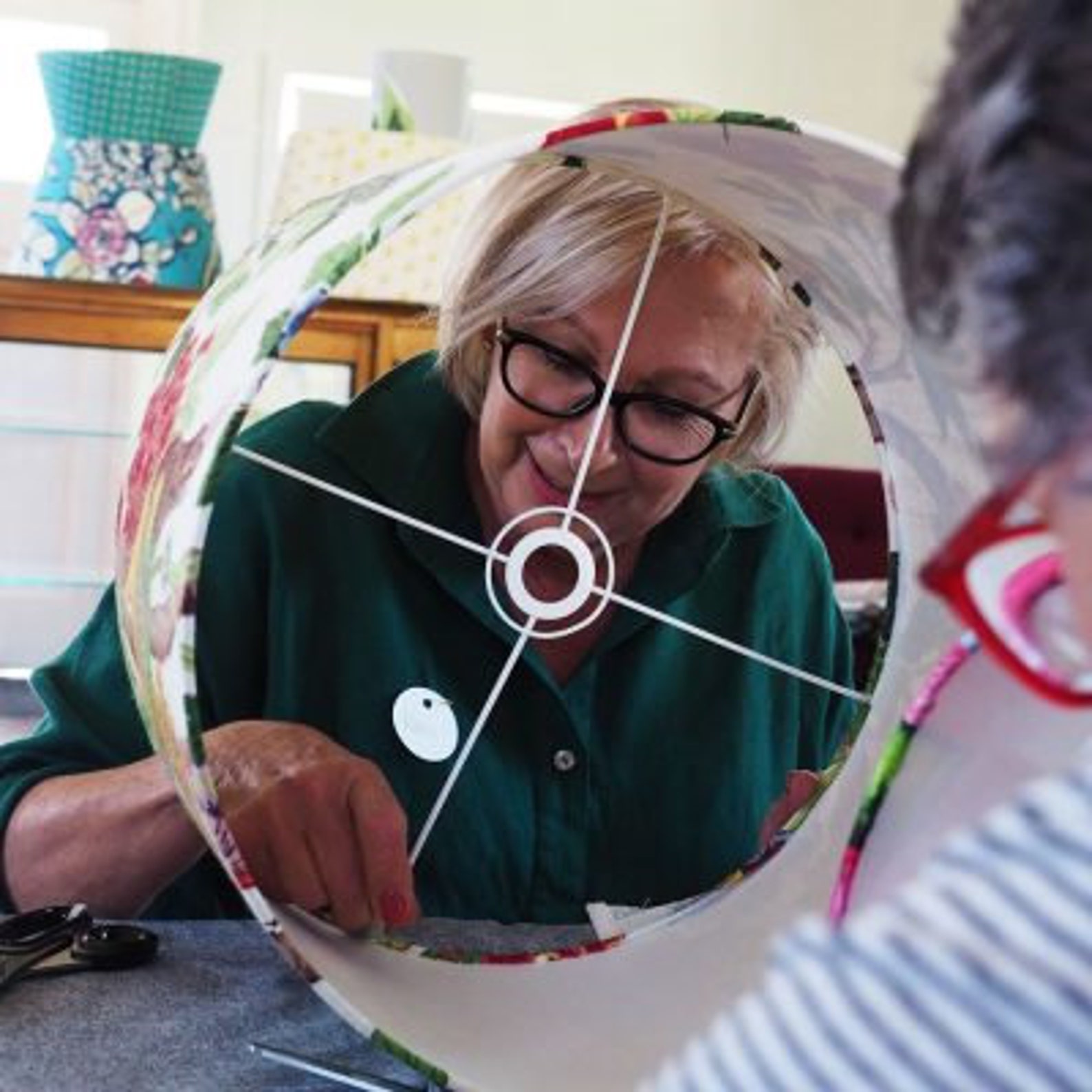 DIY Square Lampshade Kit Use Your Own Fabric & Our Heat Etsy