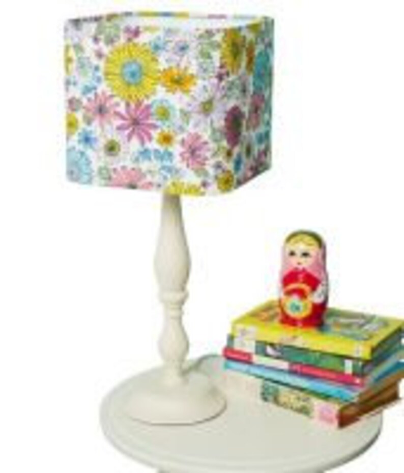 DIY Square Lampshade Kit Use Your Own Fabric & Our Heat Etsy