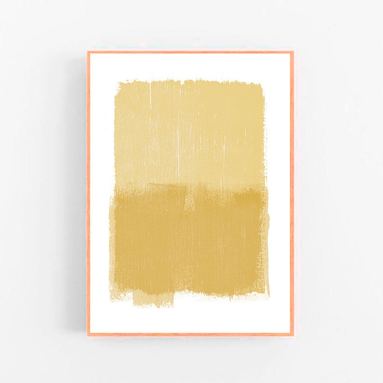 Yellow Abstract Art Print Set of 3 Boho Decor Neutral Wall Art Etsy