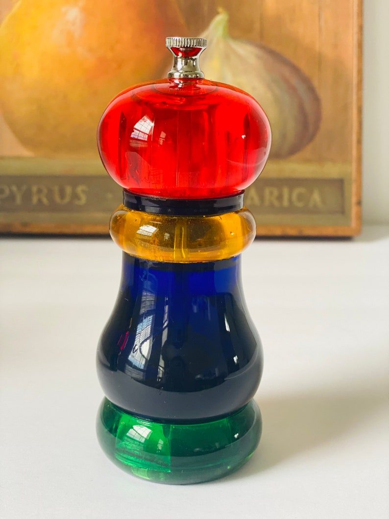 Olde Thompson 5.5 Sunset Fiesta Colored Pepper Mill and Salt Etsy