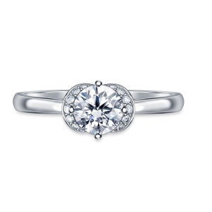 1.80 Cts Round Cut Moissanite Engagement Ring/14K Gold Promise Wedding Ring 14K/18K Gold Moissanite Ring/Vintage Style , 925 Sterling Silver