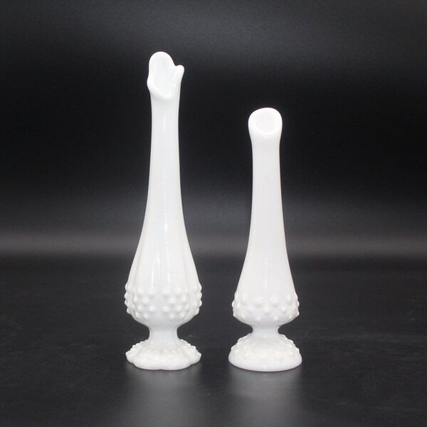 Milk Glass Bud Vase Etsy