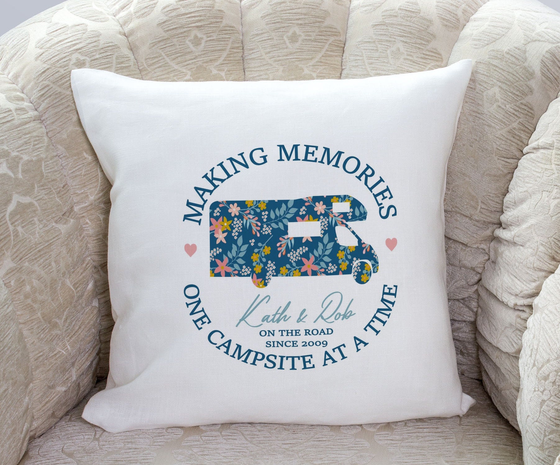 Personalised Cushion Motorhome Cushion Campervan Cushion Etsy UK