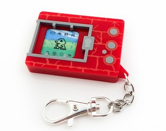Digimon Virtual Pet Lasercut Keychain