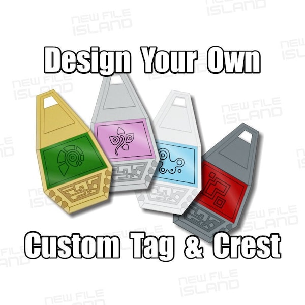 Custom Digimon Tag and Crest