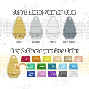 Étiquette et crest de Digimon personnalisés image 2