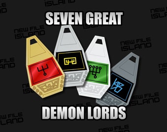 Seven Great Demon Lord - Tag and Crests