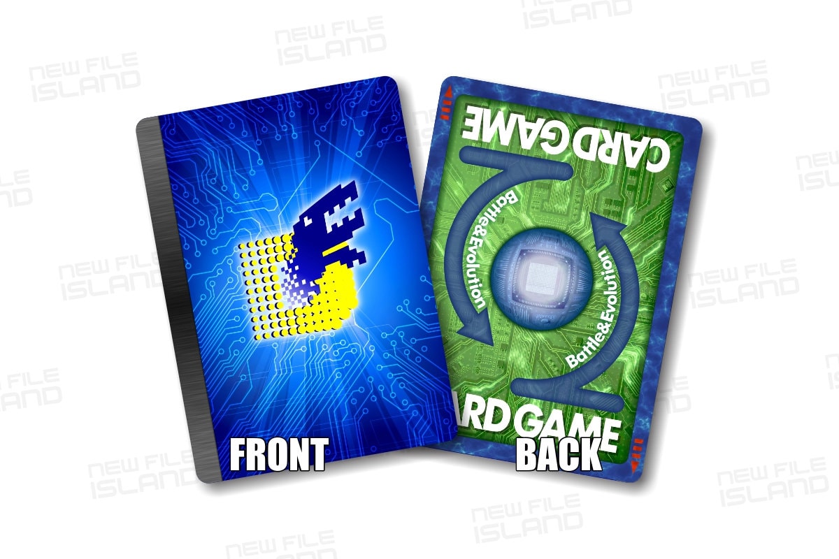 Digimon Tamers JUMBO "blue Card" - "card Game" Variant - Etsy