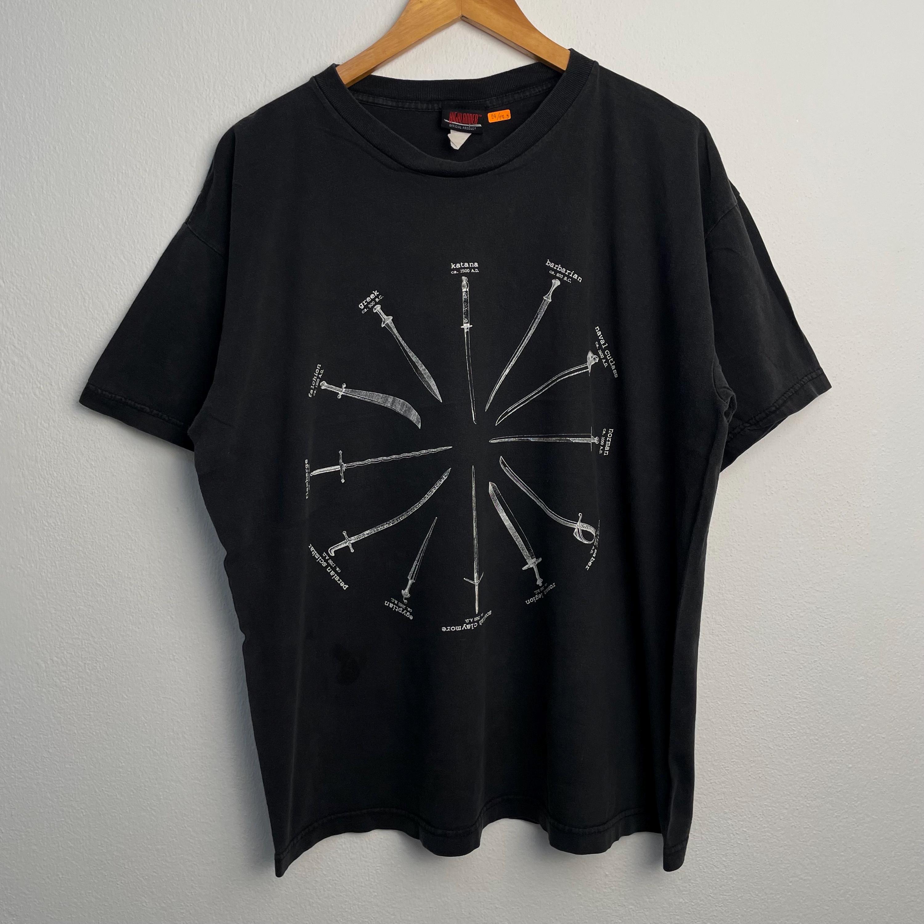 Vintage Highlander T-shirt Size XL - Etsy