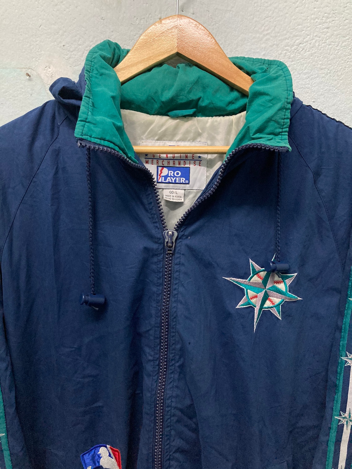 Vintage Seattle Mariners Jacket Size L Etsy