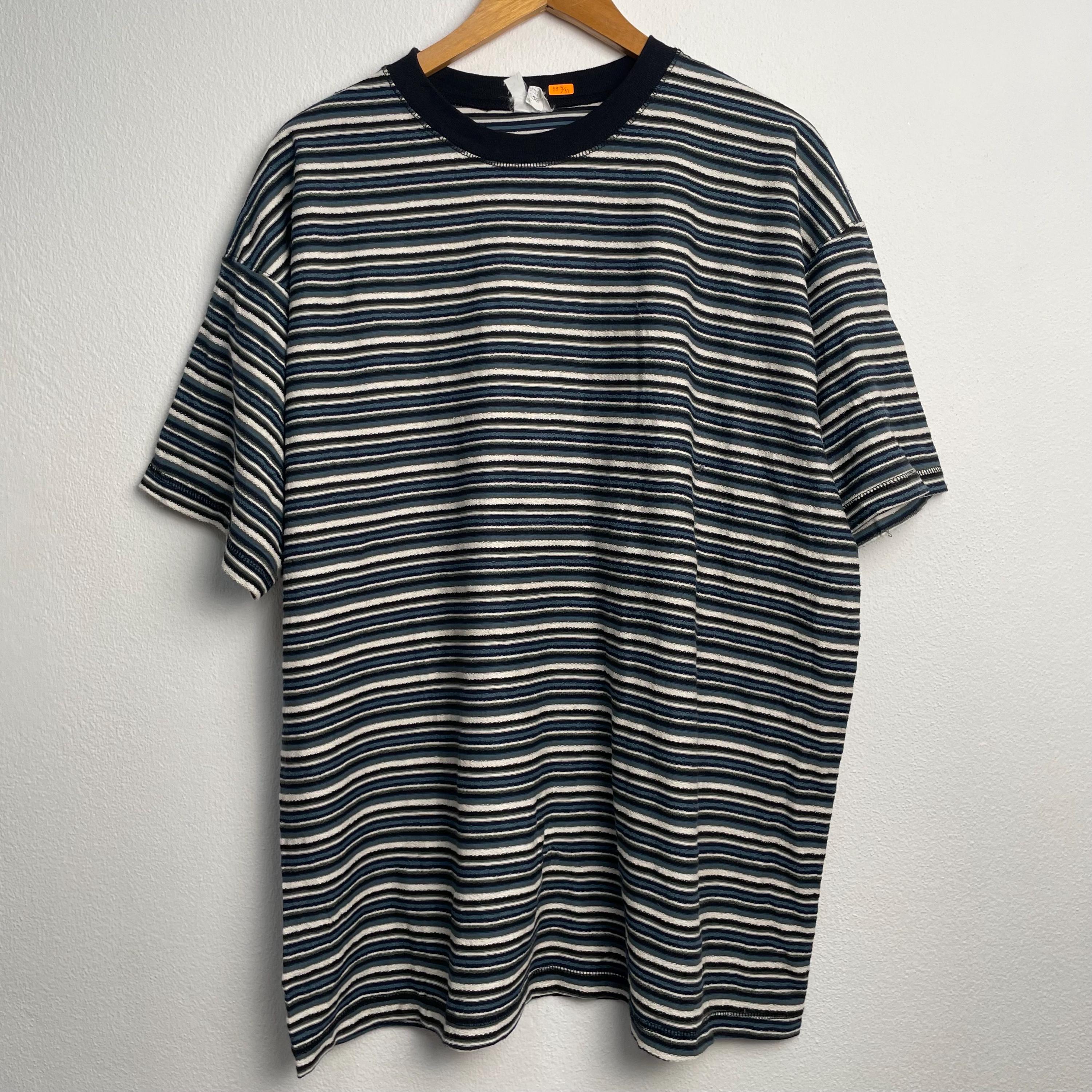 Vintage 90's Striped T-shirt Size XL - Etsy