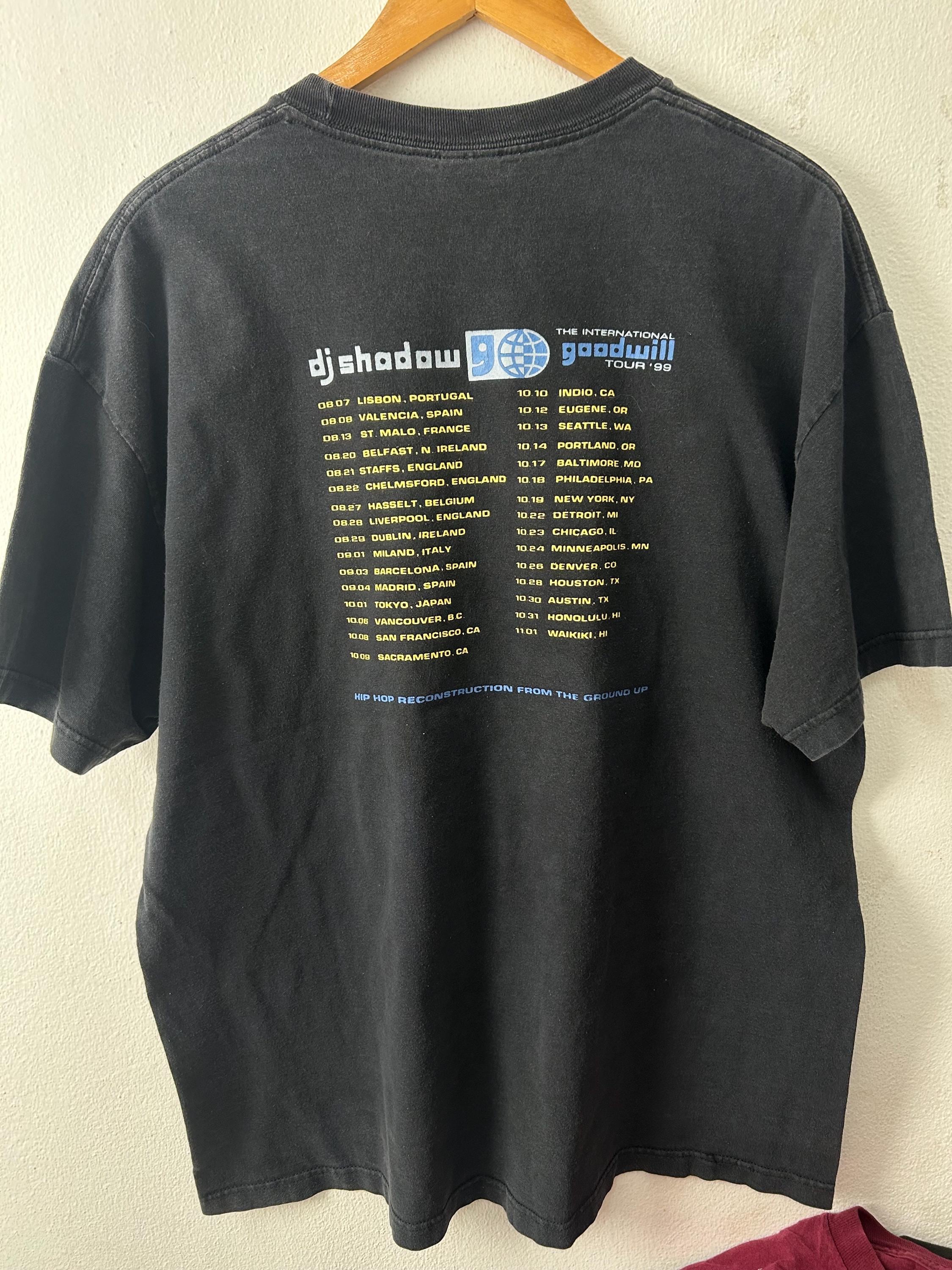 Vintage 1999's DJ Shadow the International Goodwill Tour 99's T