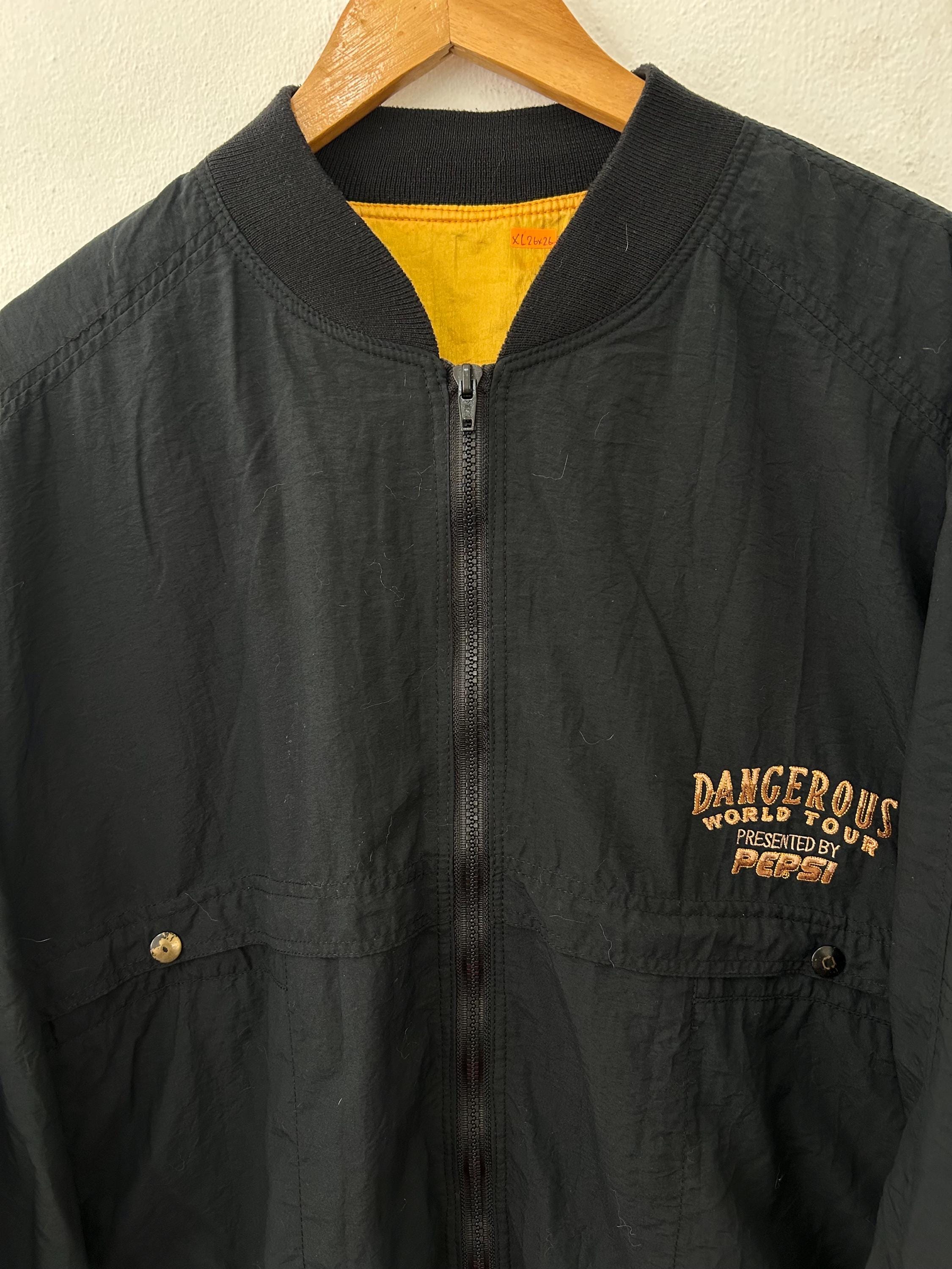 Vintage 90 Michael Jackson Dangerous World Tour Jacket Size XL - Etsy