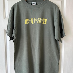 bush tシャツ 90s Vintage 90's Bush Thrashed Band T-Shirt - FRESH KILLS