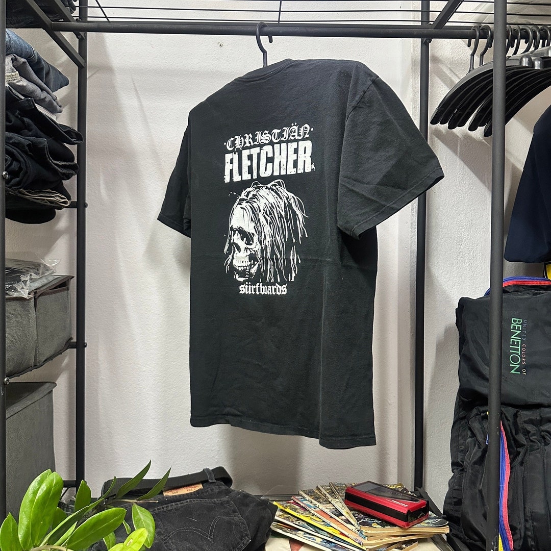 90s Christian Fletcher Tシャツ L 90年代 USA製 クリスチャンフレッチャー 古着 old surf skate dogtown suicidal bronze age powell alva il_1080xN.6076955872_13mf.jpg