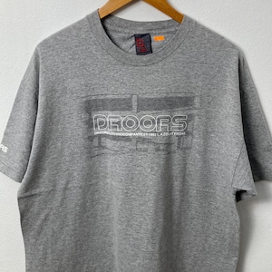 ヴィンテージ　Droors Tシャツ　グレー　スケート Vintage 90s DROORS Skateboards Tee Rare Og Dc Skateboard Tee