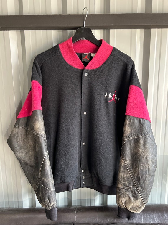 Vintage 90' Nike Air Jordan Varsity Jacket - Etsy Vintage 90' Nike Air Jordan Varsity Jacket - Etsy