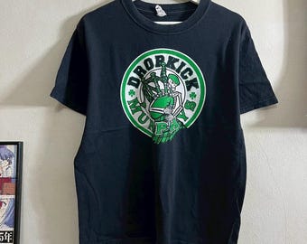 Original Vintage Dropkick Murphys Tour M Black Green T Shirt HS