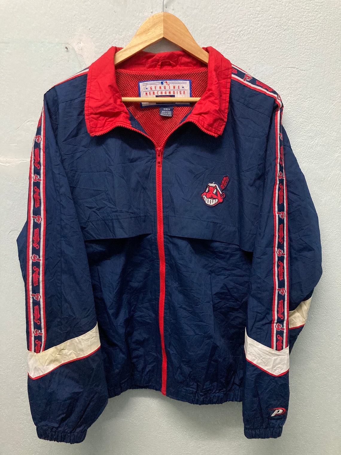 Vintage Cleveland Indians Jacket Size M | Etsy