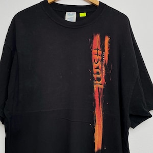 Vintage RUSH-T-shirt met band, maat 2XL