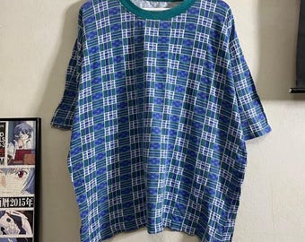 Vintage 90er Jahre Streifen T-Shirt Gr. XL