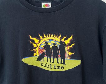 Vintage 00’s Sublime Skunk Record T-shirt size M