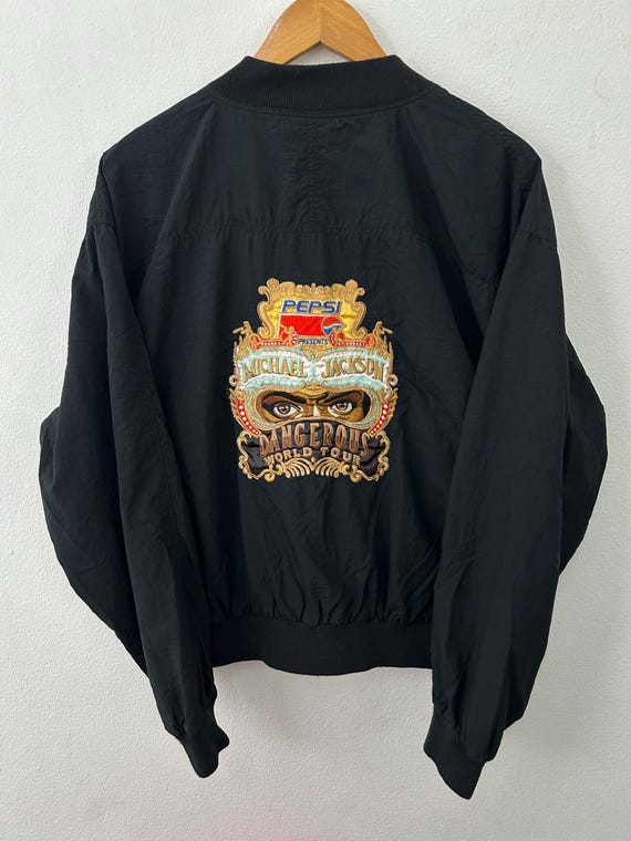 Vintage 90 Michael Jackson Dangerous World Tour Jacket Size XL - Etsy