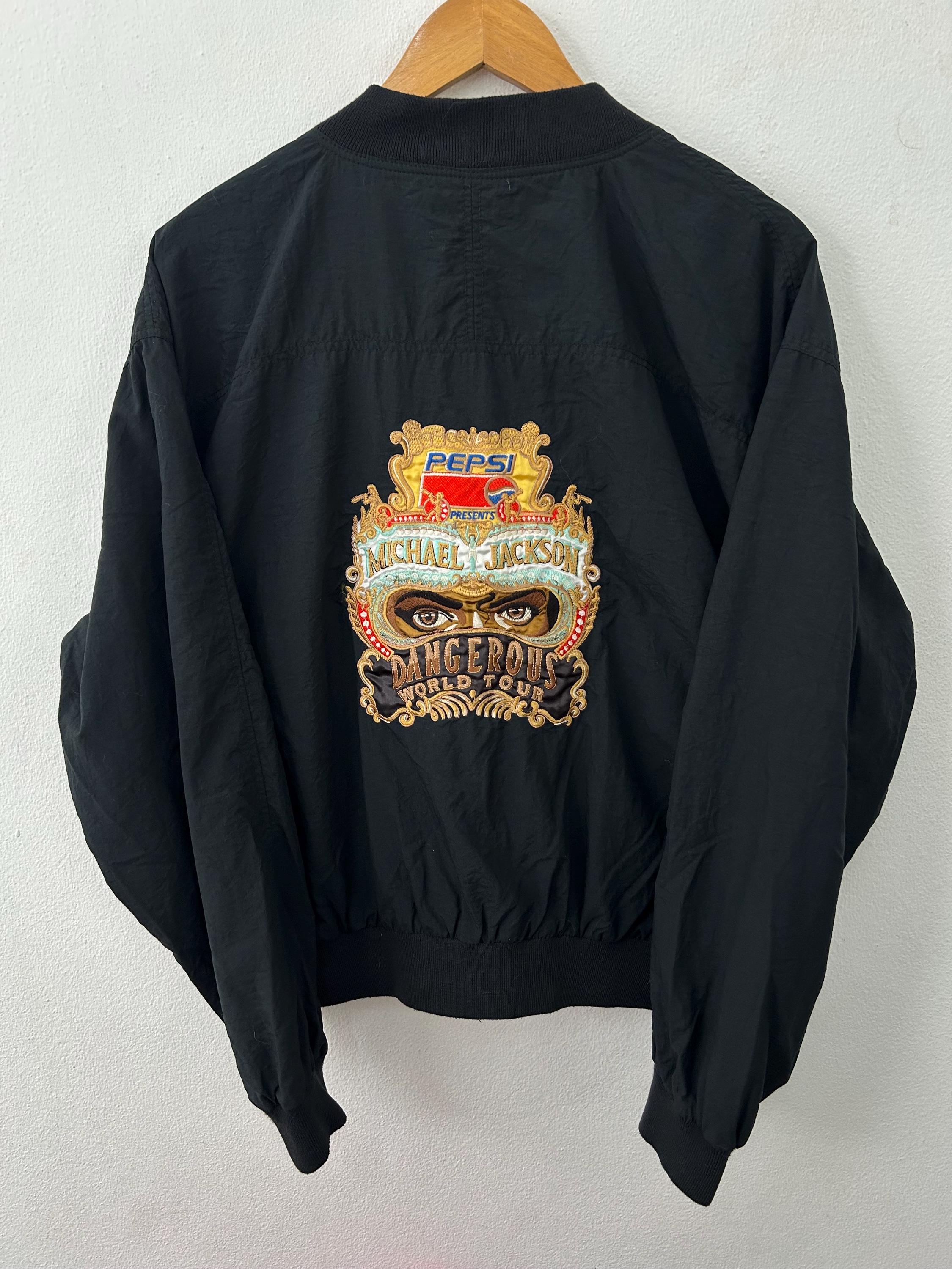 Vintage 90 Michael Jackson Dangerous World Tour Jacket Size XL - Etsy