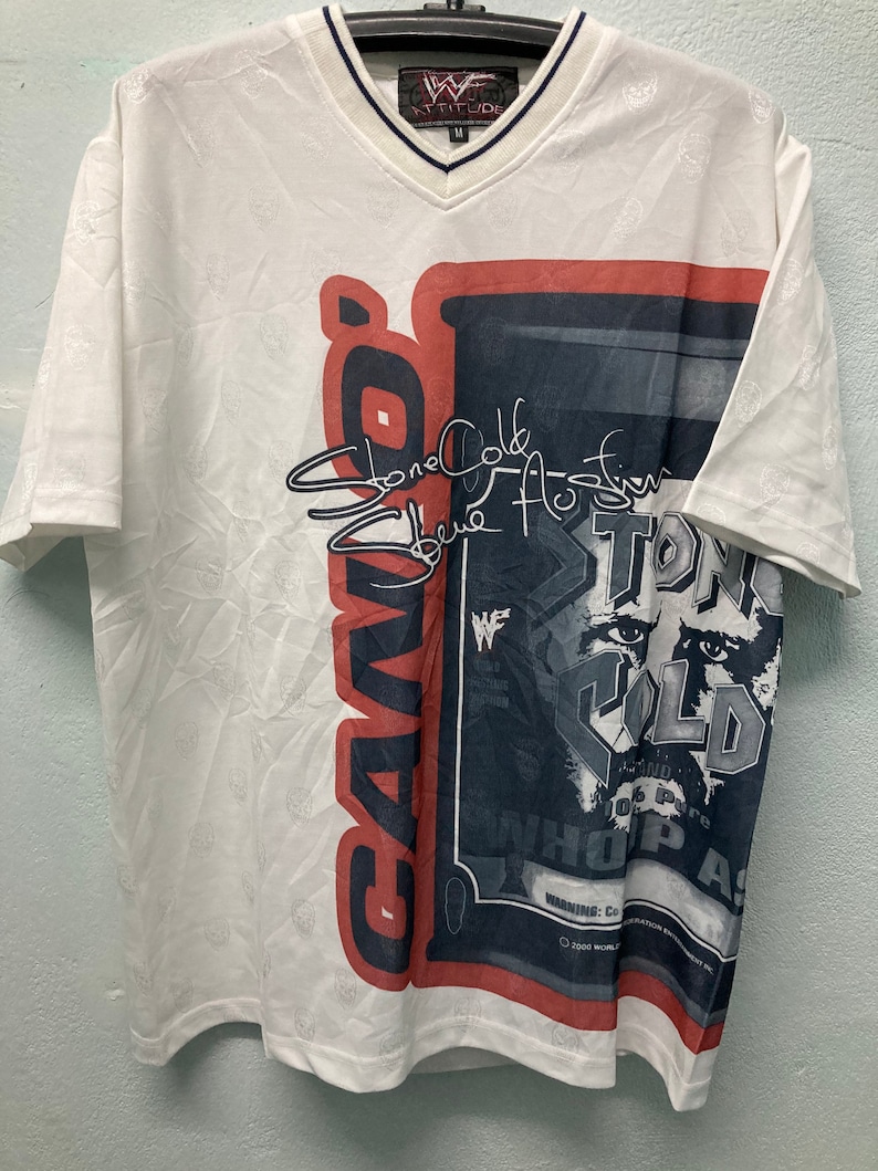 Vintage WWF stone cold Jersey