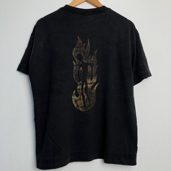 Vintage in Flames T-shirt Size L - Etsy