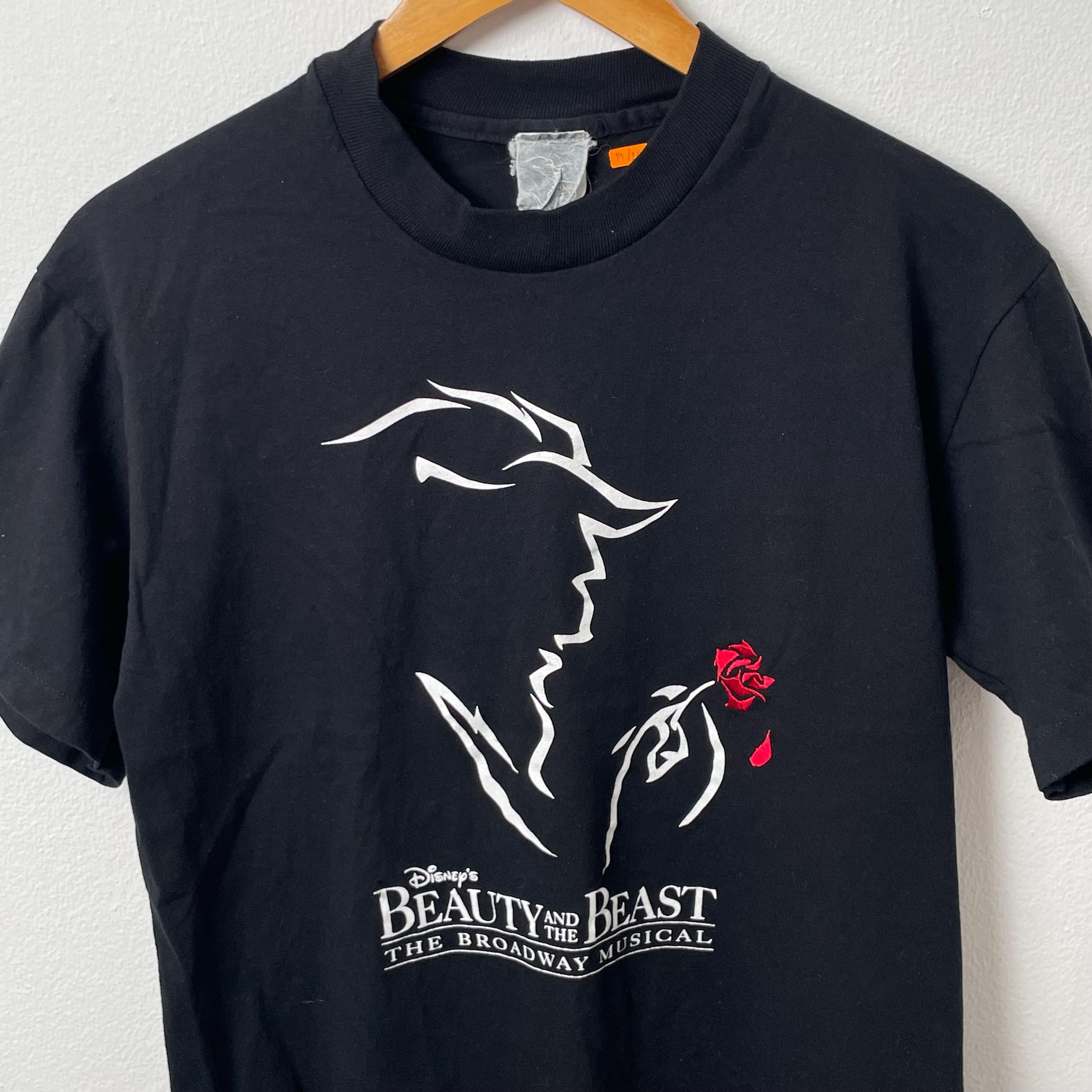 Vintage Beauty and the Beast T-shirt Size M - Etsy Israel