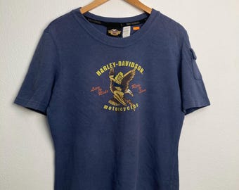 Vintage 80s Harley Davidson T-shirt: Auburn California Graphic
