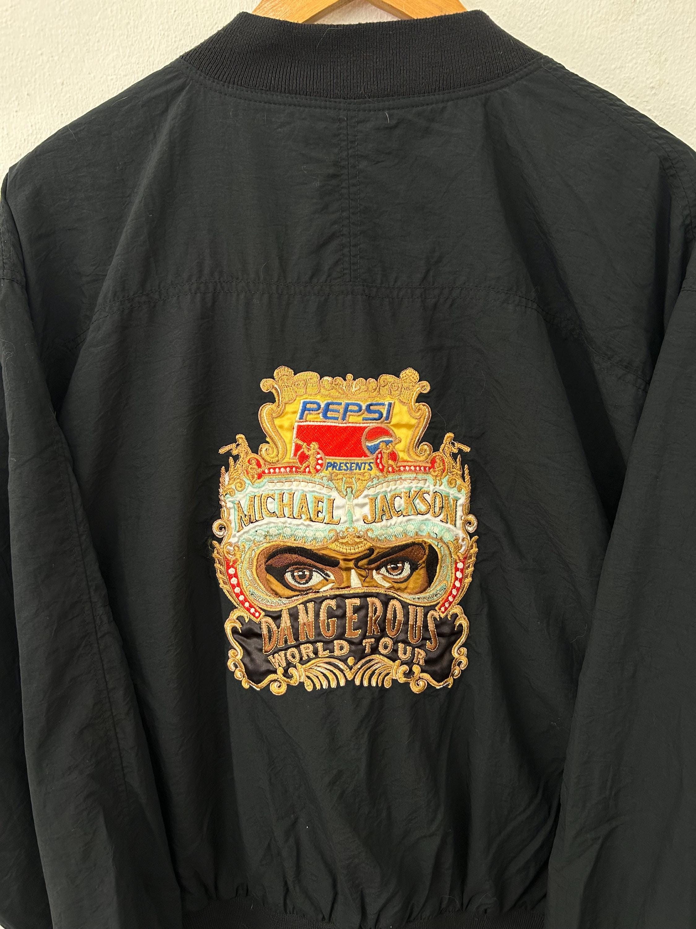 Vintage 90 Michael Jackson Dangerous World Tour Jacket Size XL - Etsy