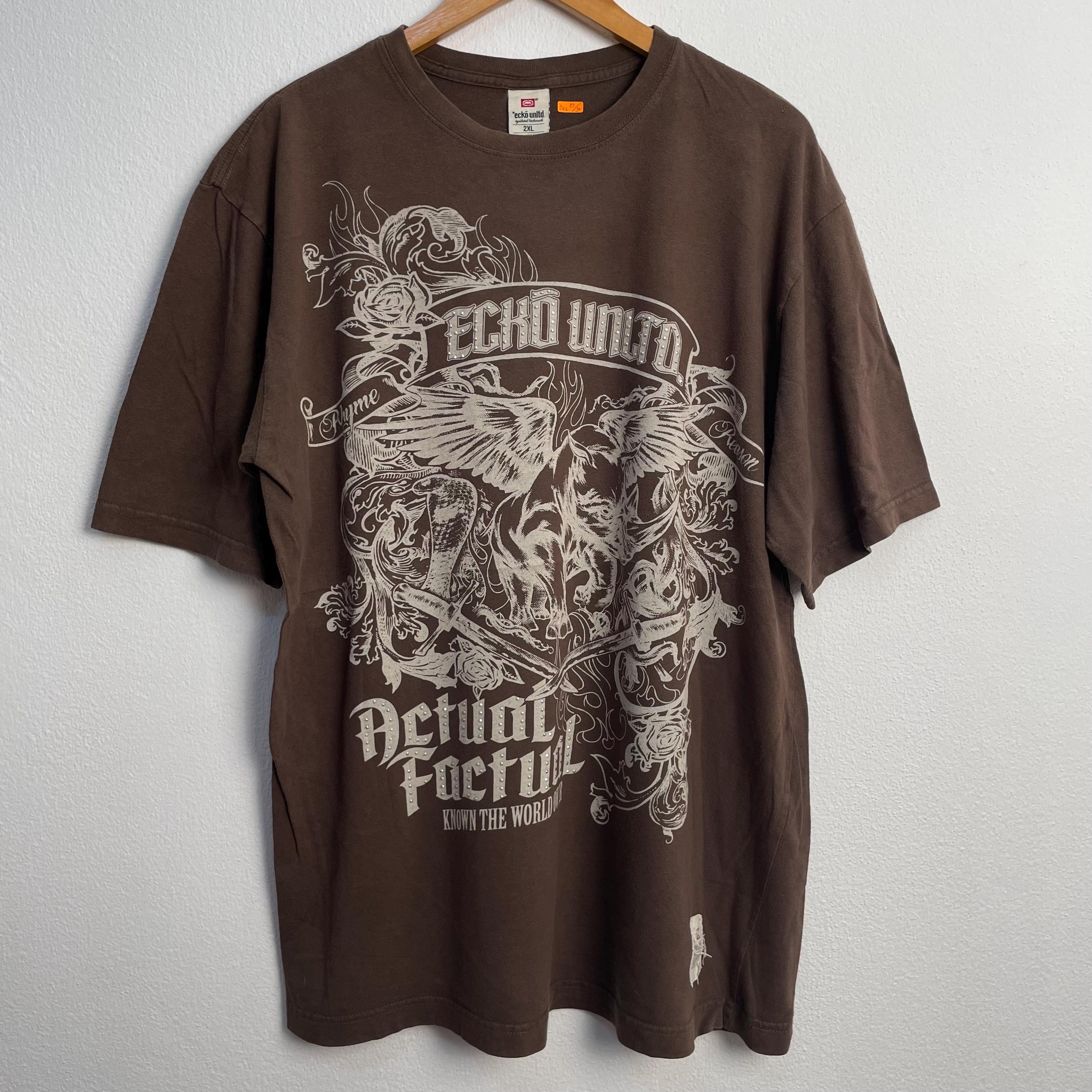 Ecko T-shirt - Vintage Ecko Unlimited Graphic Tshirt Size 2XL - Etsy