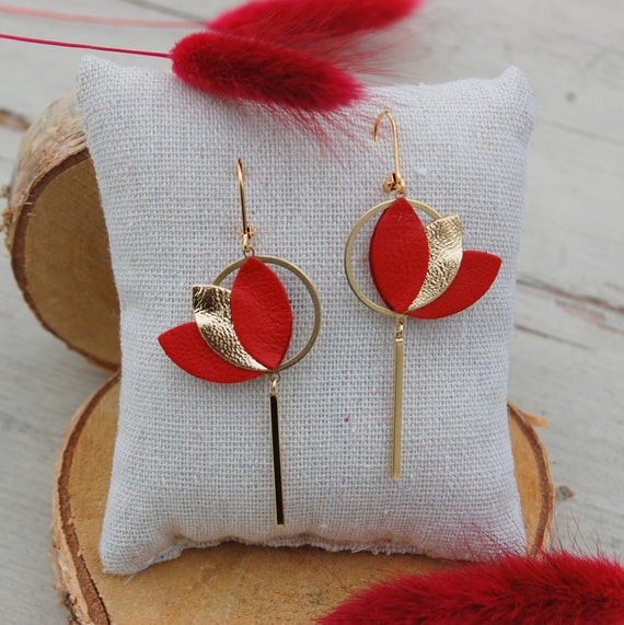 Red earrings deals accessorize