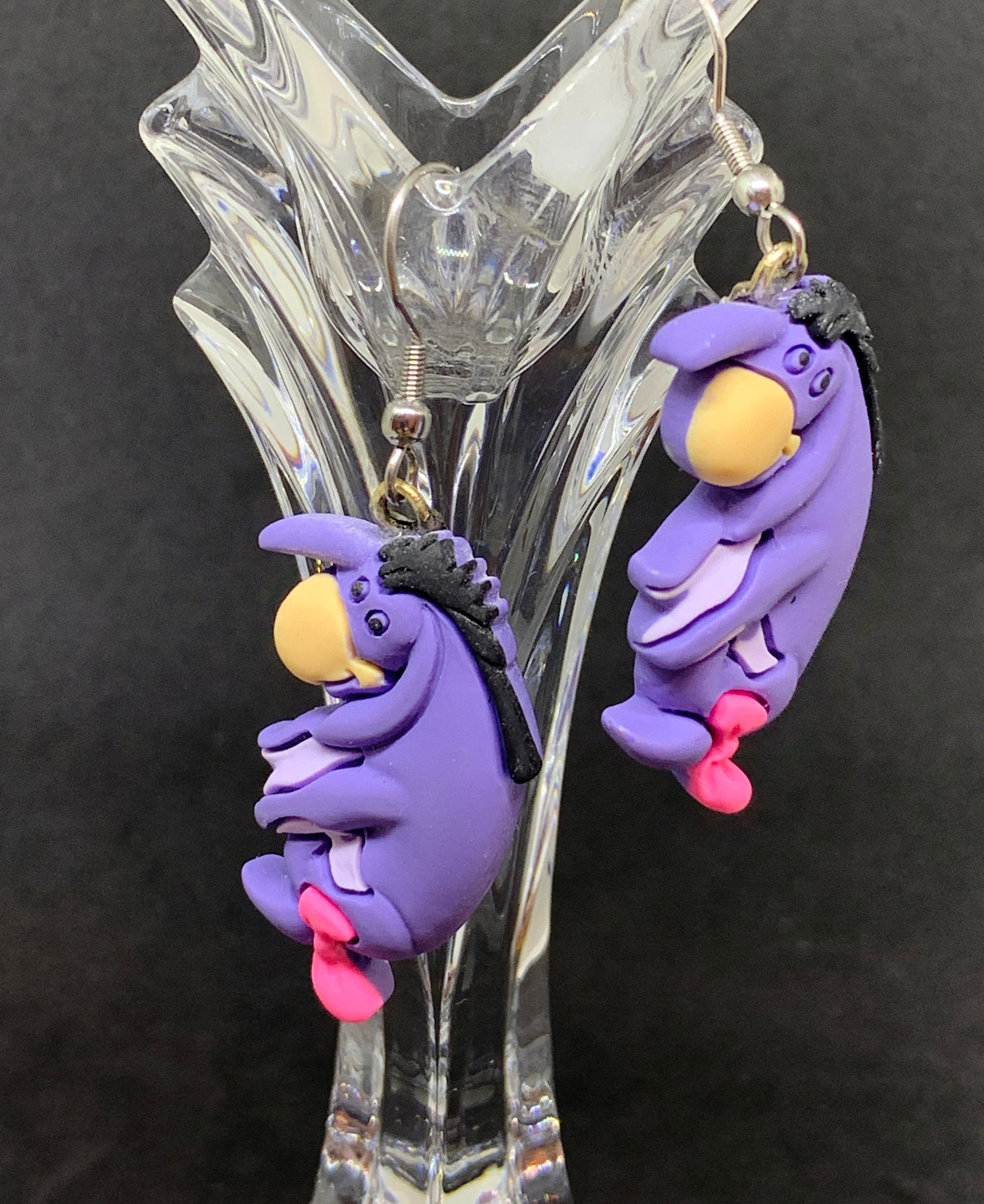 Winnie the Pooh Earrings Eeyore Earrings Disney Earrings | Etsy