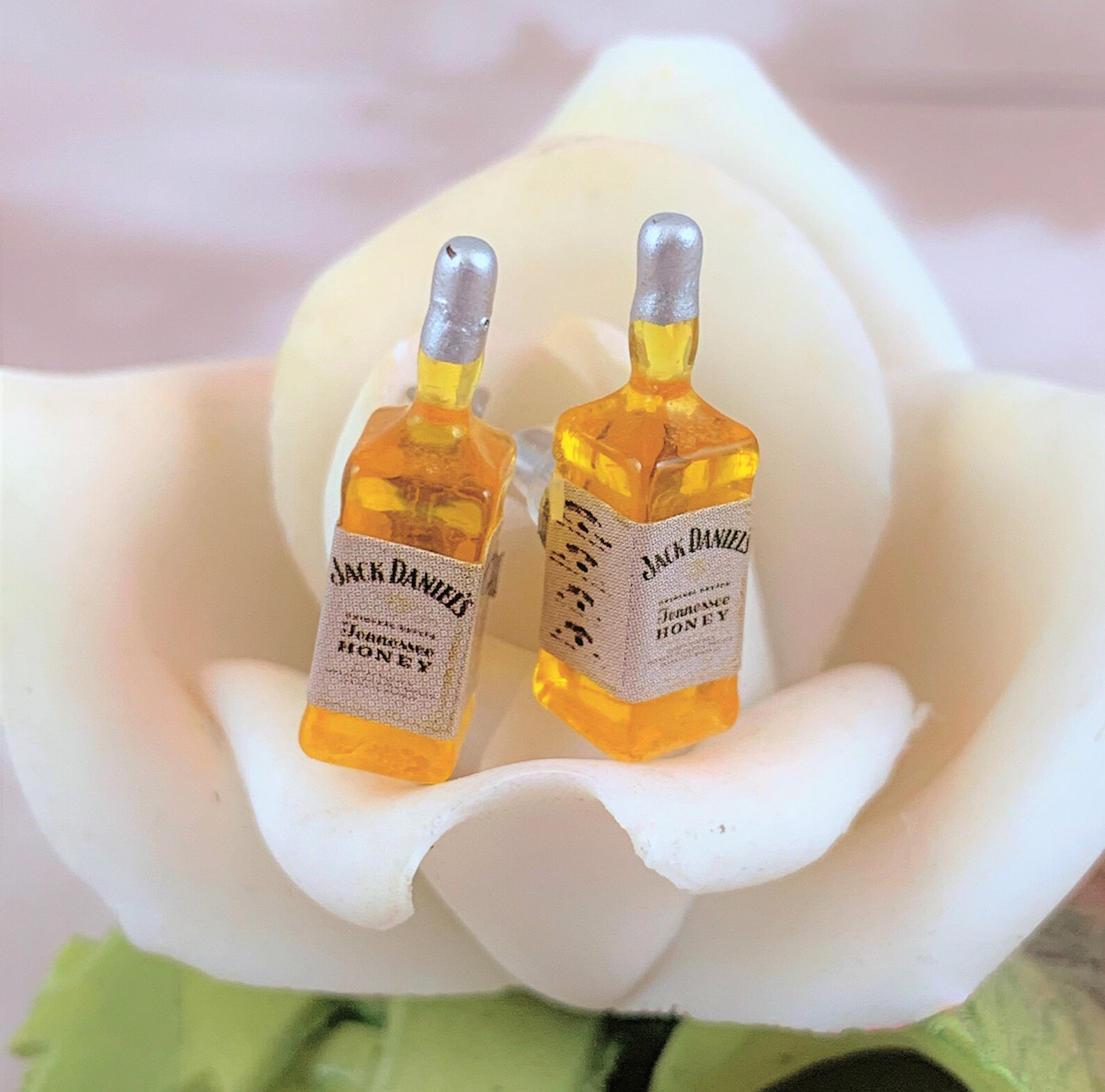 Whiskey Earrings Tennessee Whiskey Jack Daniels Earrings Etsy