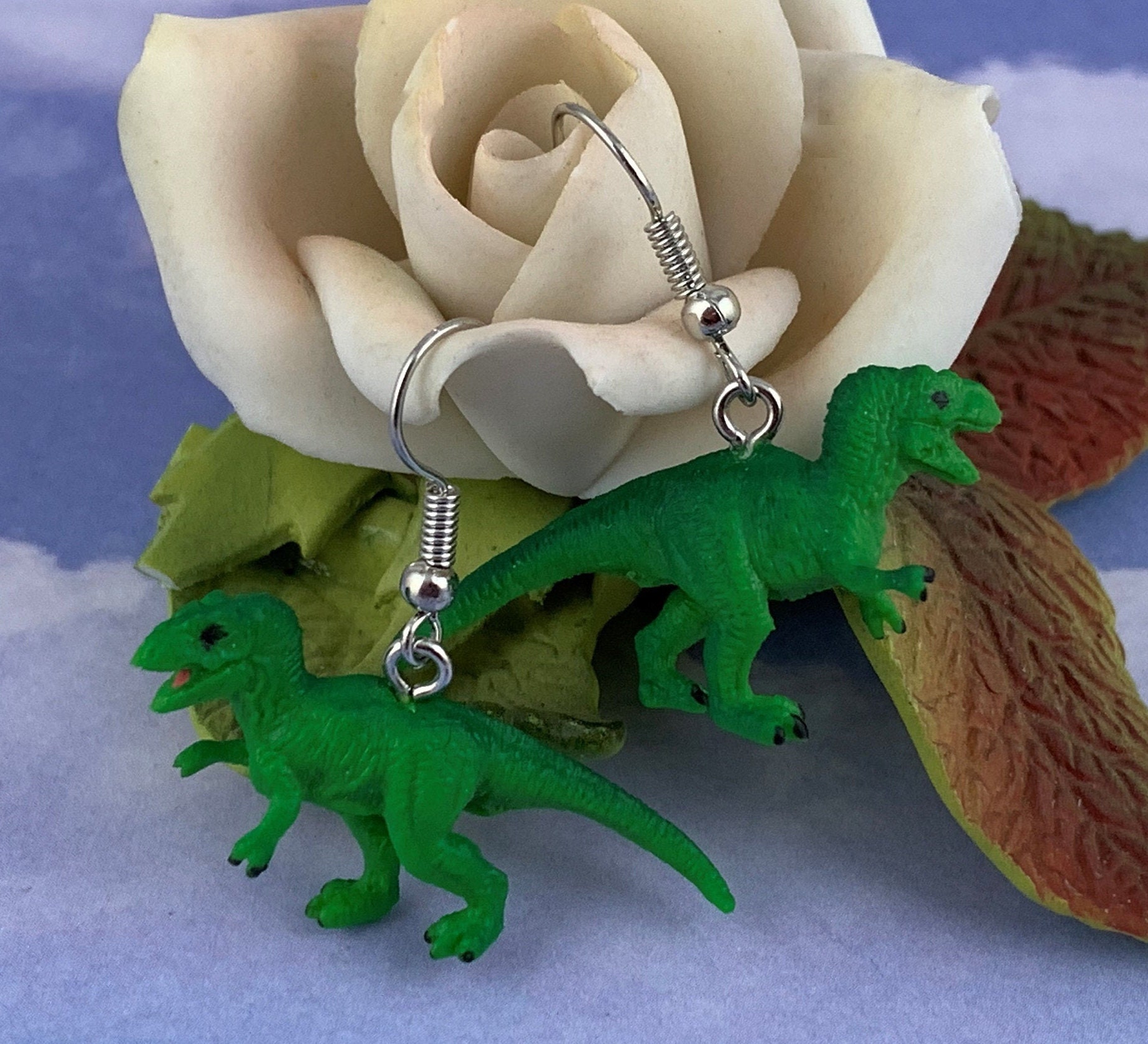 Soft Dinosaur Earrings Dino Earrings Dinosaur Jewelry Etsy