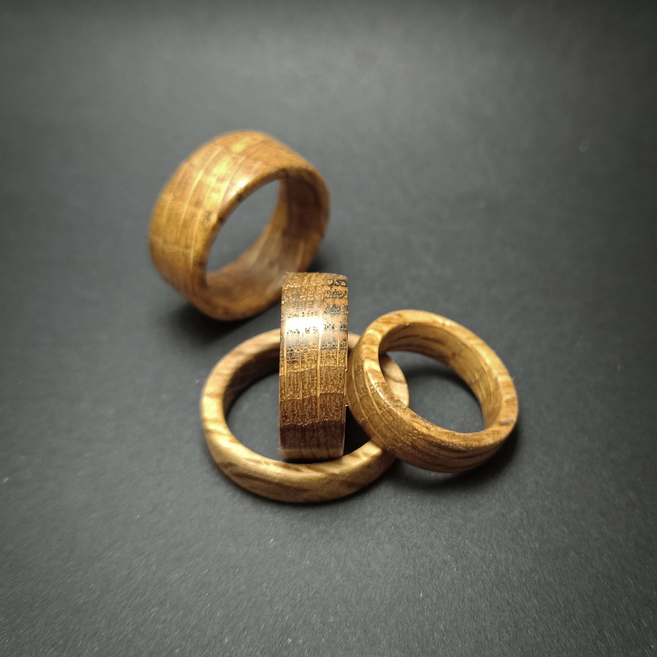 Wooden Rings, Macrame, Wooden Craft Rings, Jewellery Rings