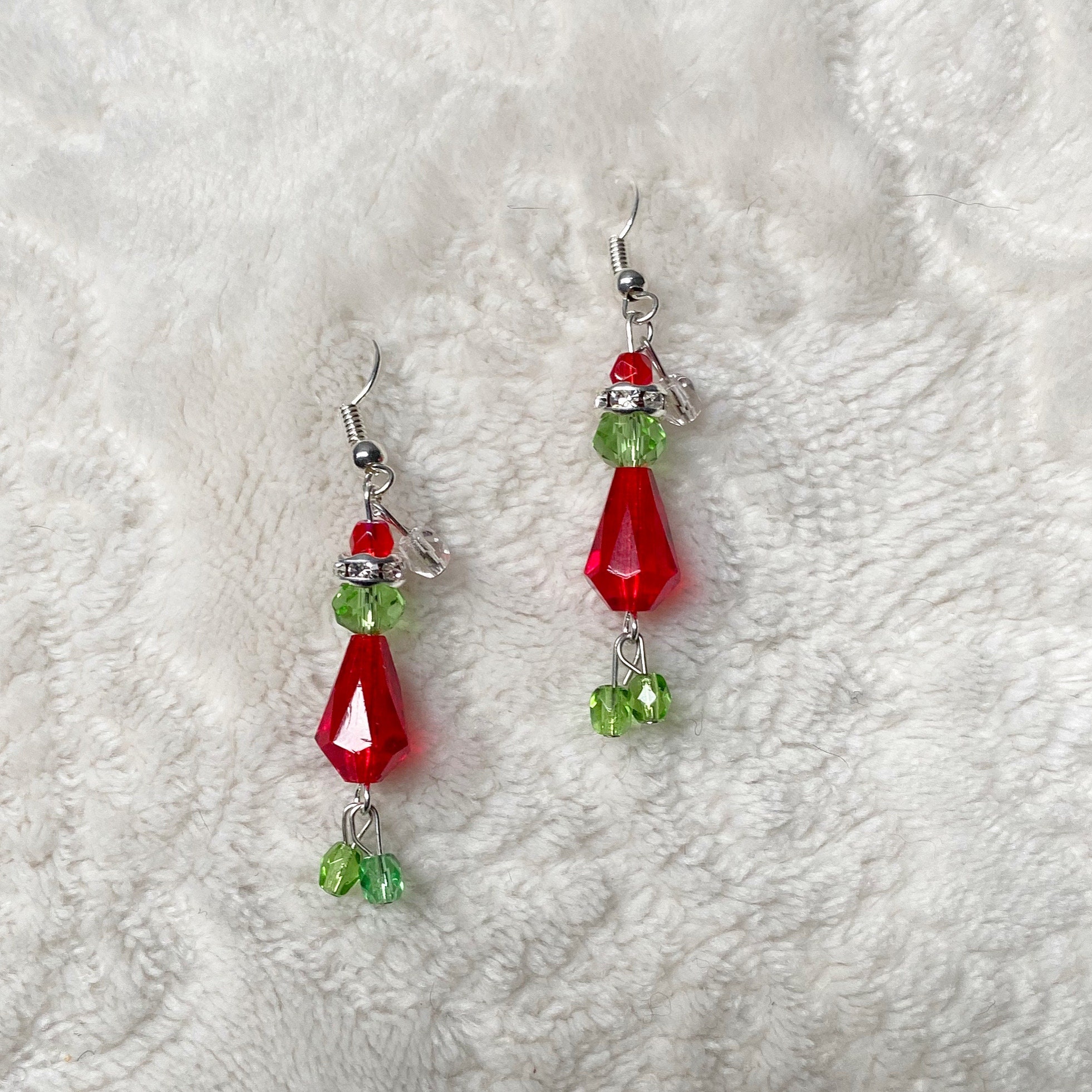 Grinch Earrings Etsy