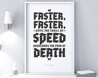 speed thrills but kills posters