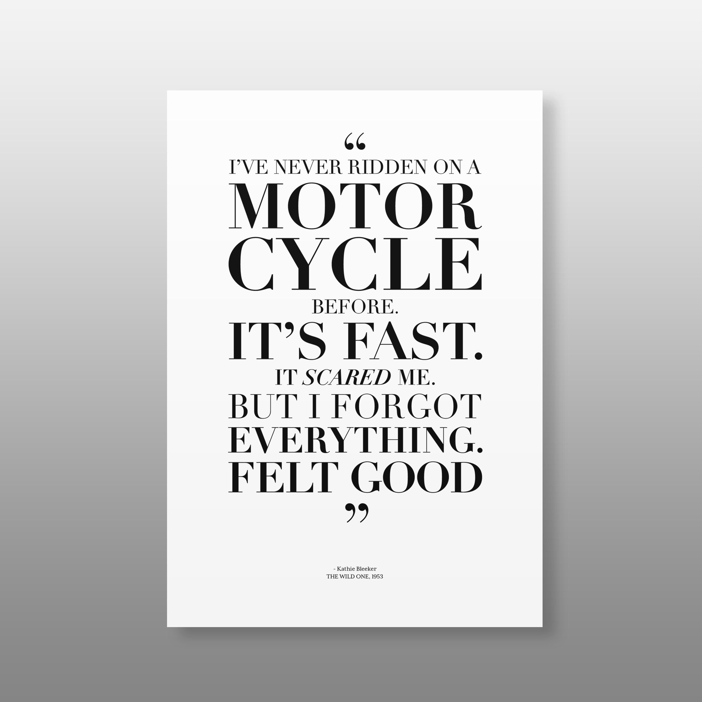 - GOOD\' Poster Marlon Brando Typography Etsy Biker Classic Quote Classic Download 1950s Motorcycle The Kong One Hong \'FELT instant Movie Wild