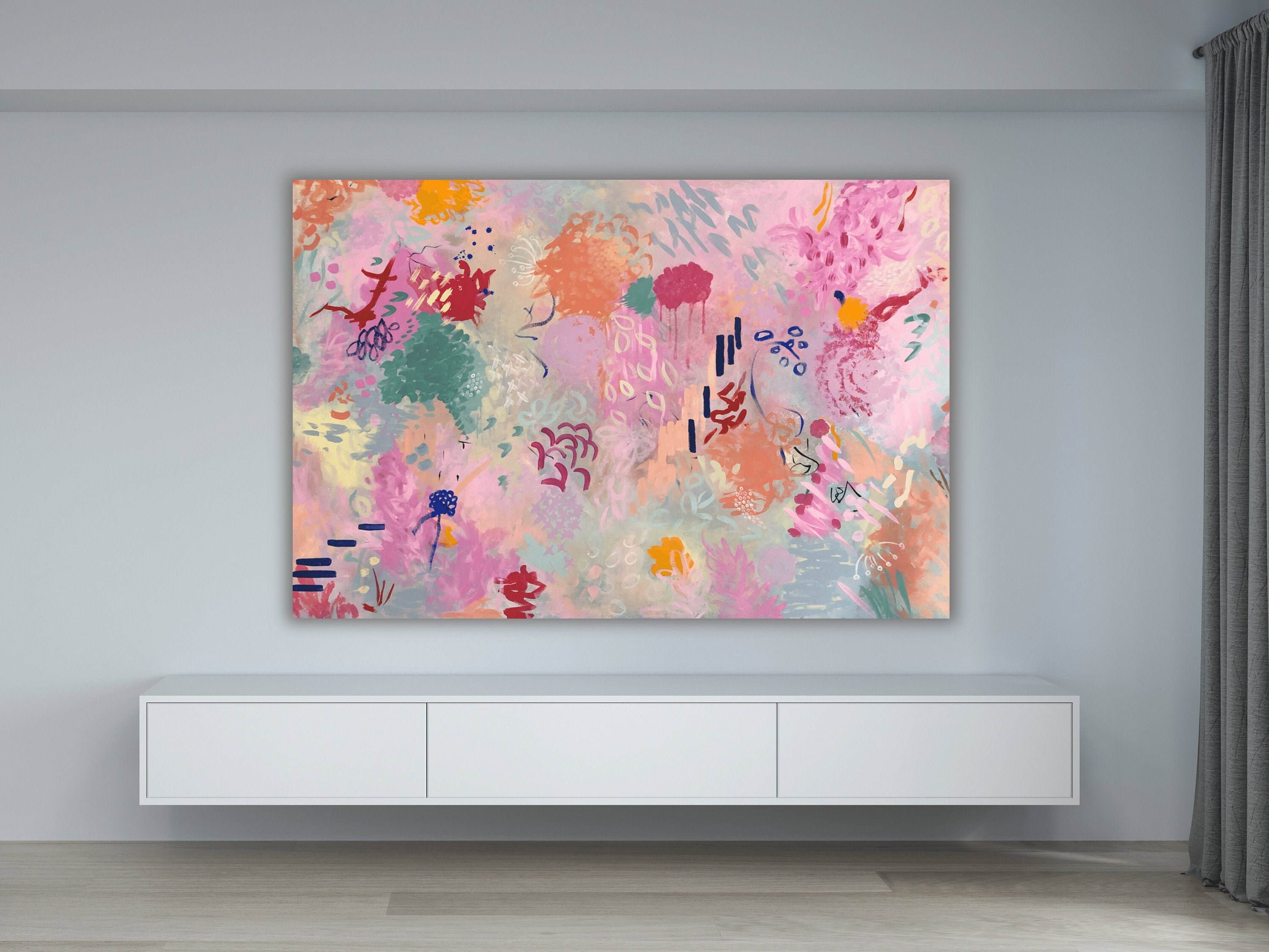 Abstract Art Abstract Painting Wall Art Colourful Abstract | Etsy