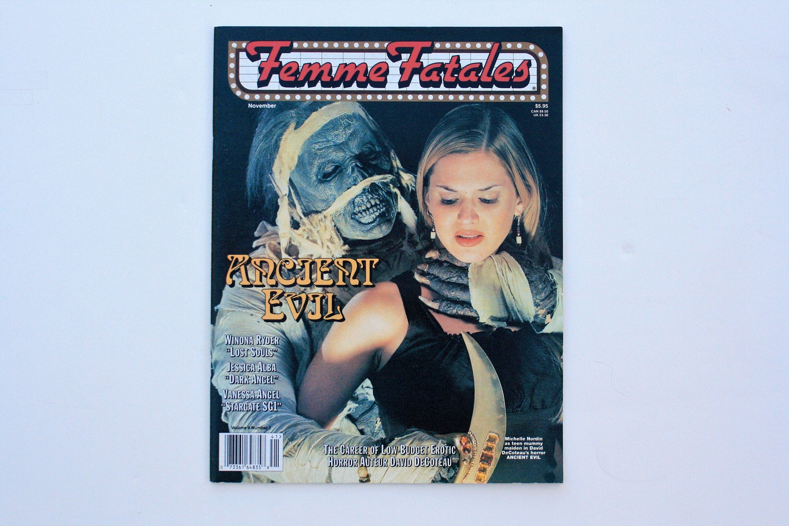 Femme Fatales Magazine Back Issues Science Fiction Horror Etsy