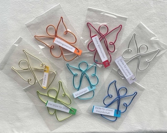 Personalized party favors, lucky angel charms, guardian angels, for baptism, birthday, communion, confirmation, wedding, Easter, Christmas