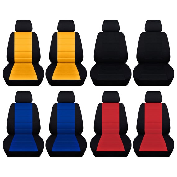 Front Bucket Seat Covers Black Color Insert Fits a 2012 to Etsy