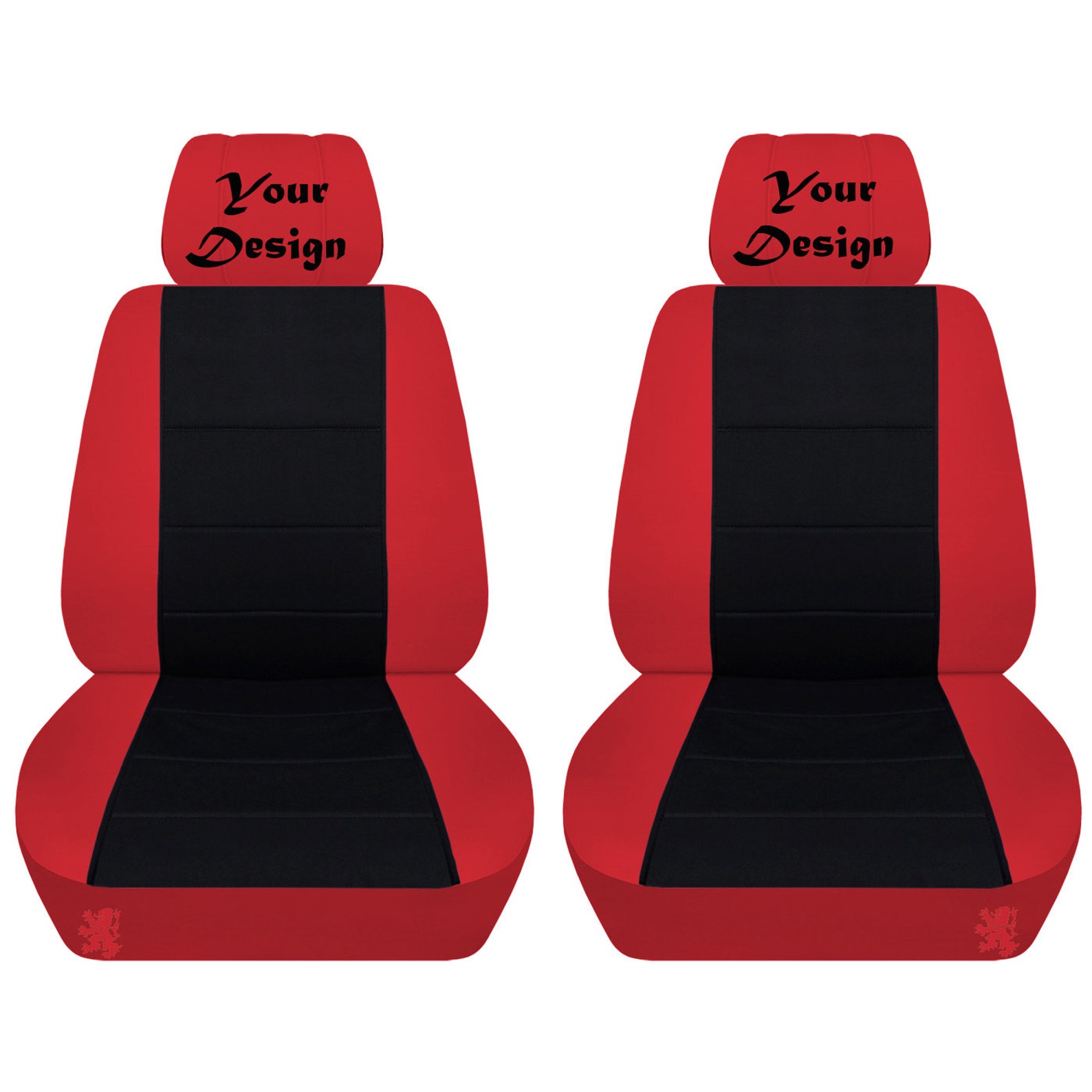 Two Front Seat Covers Fits a Toyota Camry Your Customized Etsy